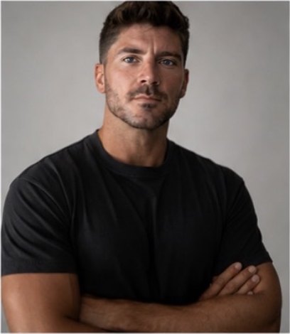 Albert Rowling close commercial portrait with arms crossed