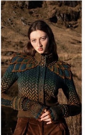 Veronika K knitwear editorial photographed on Scottish hillside